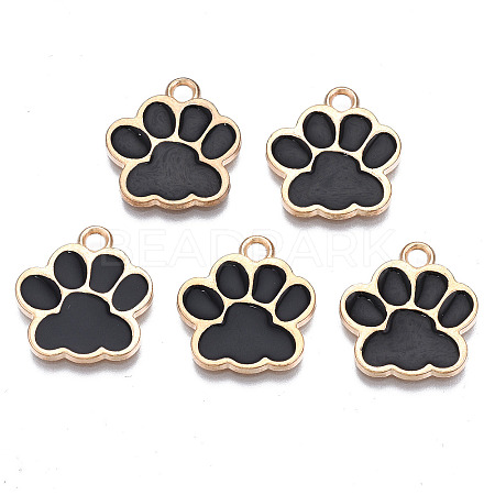 Alloy Enamel Pendants X1-ENAM-T016-22LG-C-RS-1