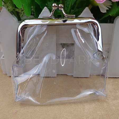 Transparent Trapezoid PPC Doll Handbag DOLL-PW0006-014A-06-1