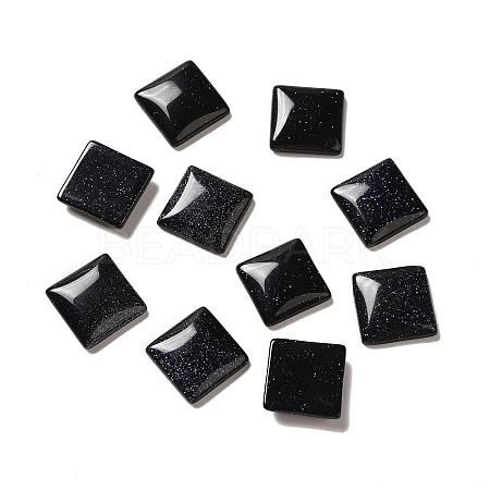 Synthetic Blue Goldstone Cabochons G-G975-03-1