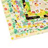 Easter Eggs Chick Bunny Flower Printed Quilt Fabric Bundles DIY-O010-01A-2