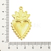Alloy Rhinestone Settings Pendant PALLOY-H132-02G-05-3