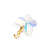 AB Color Plated Glass Pendants PALLOY-JF04594-01-5