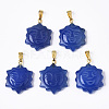 Natural Agate Pendants G-R459-010C-2