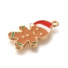 Christmas Theme Alloy Enamel Pendants ENAM-Q509-02KCG-12-2