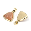 Natural Sunstone Pendants G-O176L-15G-2