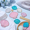 10 Pcs 3 Colors Computerized Embroidery Cloth Iron on/Sew on Patches PATC-FG0003-23-4