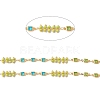 Handmade Eco-friendly Brass Square Link Chains CHC-E025-02G-2