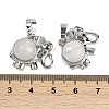 Natural Quartz Crystal Pendants G-I374-A-P17-3