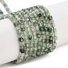 Natural Green Rutilated Quartz Beads Strands G-H042-B13-01-1