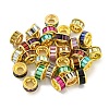 Brass European Beads KKB-L215-028G-1