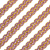 Polyester Wavy Ribbons OCOR-WH0060-73D-1