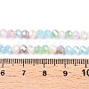 Electroplate Glass Beads Strands X-GLAA-T023-B16-02-4
