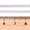 Transparent Gradient Color Glass Beads Strands GLAA-G101-2mm-18-4