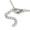 304 Stainless Steel Macrame Pouch Braided Gemstone Holder SA-CJ67C5-P-4
