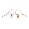 304 Stainless Steel Earring Hooks STAS-N092-104RG-NR-3