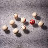 Round Unfinished Wood Beads WOOD-PH0008-12-4