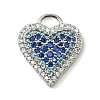 Brass Micro Pave Cubic Zirconia Pendants KK-I276-29P-03-1