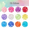 600Pcs 12 Colors Transparent Acrylic Beads TACR-YW0001-34-2