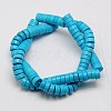 Synthetic Turquoise Beads Strands TURQ-G110-8x4mm-06-2