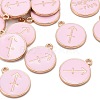 Alloy Enamel Pendants X-ENAM-S124-01A-09F-3