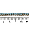 Electroplate Glass Beads Strands EGLA-P061-01A-01-4