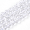 Natural Quartz Crystal Beads Strands G-S345-6mm-35-2