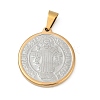 PVD Vacuum Plating 304 Stainless Steel Pendants STAS-A053-24C-PG-1