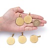 304 Stainless Steel Pendants LS-STAS-I140-17G-6