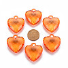 Transparent Acrylic Pendants TACR-T024-03B-921-3