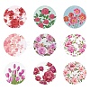 Porcelain Coasters AJEW-WH0133-005-1