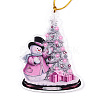 Acrylic Christmas Tree Pendant Decoration HJEW-Q010-01E-2