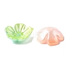 Gradient Color Acrylic Bead Caps OACR-Z028-01-2