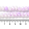Electroplate Glass Beads Strands LAMP-S068-02Q-5