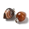 Natural Banded Agate Pendants GG-K002-13K-2