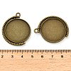 Zinc Alloy Pendant Cabochon Settings FIND-NH0001-13B-AB-3