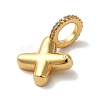 Brass Micro Pave Cubic Zirconia Pendants KK-K345-13X-G-2