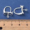 Brass Hoop Earring Findings FIND-Z039-24S-3