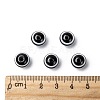 Round Striped Resin Beads RESI-R158-10mm-11-4