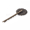 Iron Hair Bobby Pin Findings IFIN-WH0051-93H-2