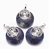 Natural Sodalite Pendants G-F573-C14-1