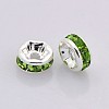 Brass Grade A Rhinestone Spacer Beads RB-A014-Z7mm-07S-2