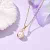 Natural Cultured Freshwater Pearl Pendant Necklaces NJEW-JN04685-3