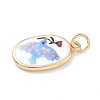 Printed Brass Pendants KK-D104-02B-G-2