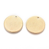 Ion Plating(IP) 304 Stainless Steel Pendants EJEW-L238-01A-G-2