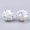 ABS Plastic Imitation Pearl Woven Beads FIND-T044-34B-02-2