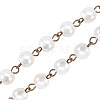 Handmade Glass Pearl Beads Chains AJEW-PH00489-02-4