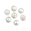 Electroplate Transparent Round Glass Beads GL-CBA6A73-HR04-1