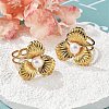 304 Stainless Steel Finger Rings RJEW-S396-01G-2