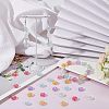315pcs 7 colors Transparent Acrylic Beads MACR-FH0001-09-4