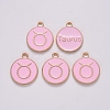 Alloy Enamel Pendants ENAM-S124-01B-09C-2